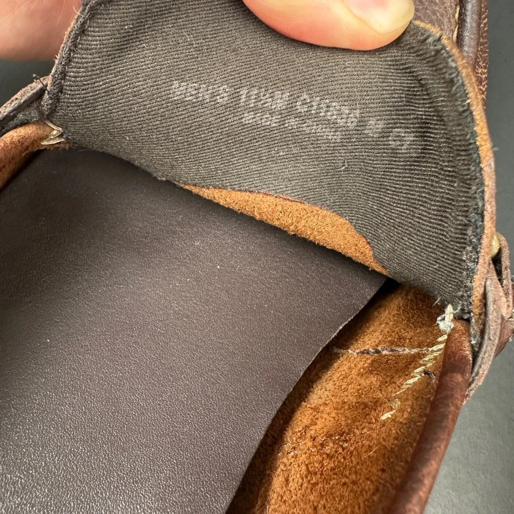 Cole Haan Mens Brown Pebbled Leather Bit Loafers Driving Shoes Moccasins 11.5 M